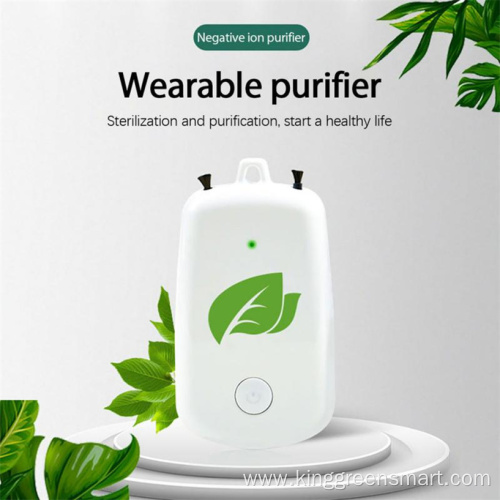 Portable Negative Ion Necklace Air Purifier